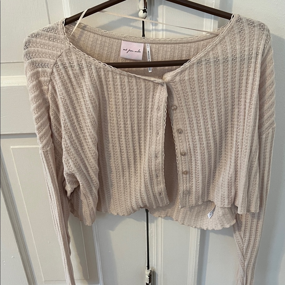 Urban Outfitters Cream Knit Sweater
